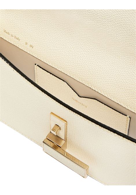 Borsa Clutch Iside Bianco Pergamena VALEXTRA | WBES0082028LOC99WW