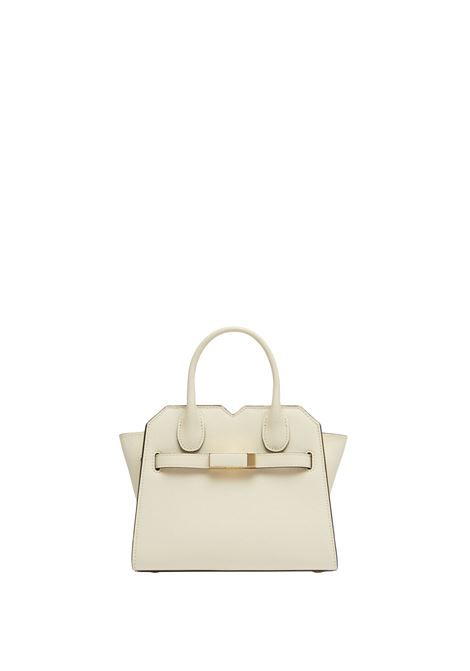 Mini Borsa a Tracolla Milano Bianco Pergamena VALEXTRA | WBMI0005010LOC99WW