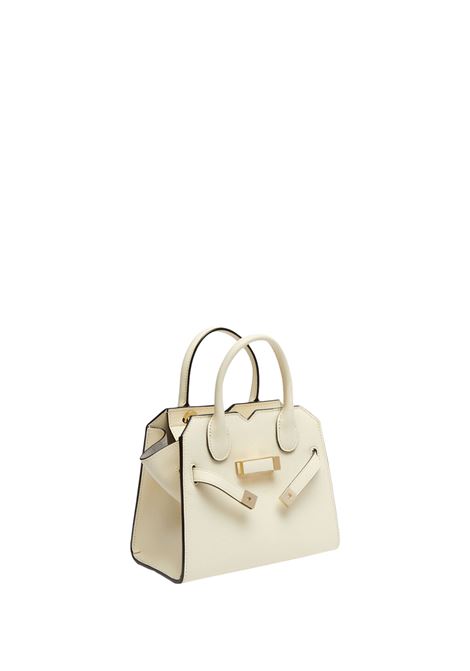 Mini Borsa a Tracolla Milano Bianco Pergamena VALEXTRA | WBMI0005010LOC99WW