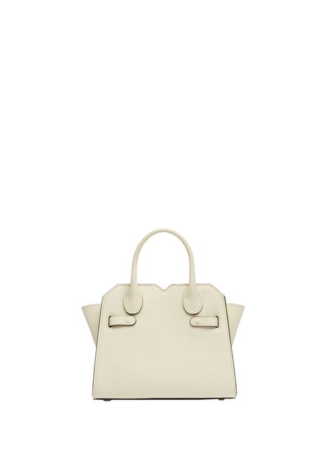 Mini Borsa a Tracolla Milano Bianco Pergamena VALEXTRA | WBMI0005010LOC99WW