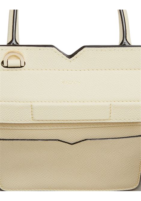Mini Borsa a Tracolla Milano Bianco Pergamena VALEXTRA | WBMI0005010LOC99WW