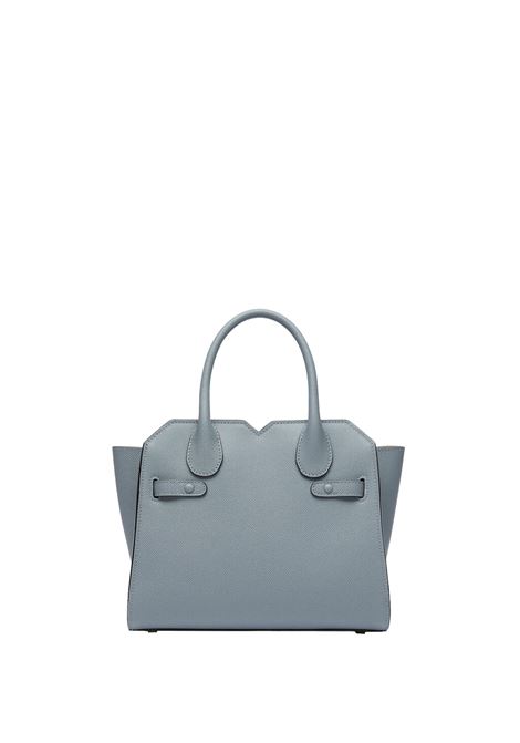 Borsa a Due Manici Milano Mini Blu Niagara VALEXTRA | WBMI0006010LOC99BG