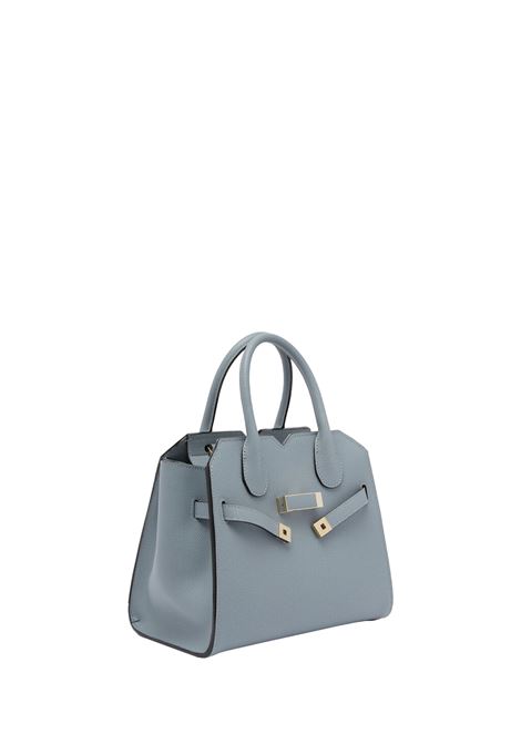 Borsa a Due Manici Milano Mini Blu Niagara VALEXTRA | WBMI0006010LOC99BG