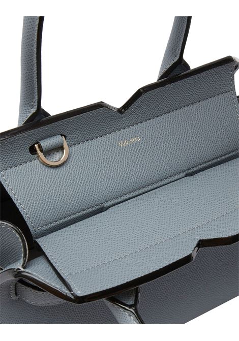 Borsa a Due Manici Milano Mini Blu Niagara VALEXTRA | WBMI0006010LOC99BG
