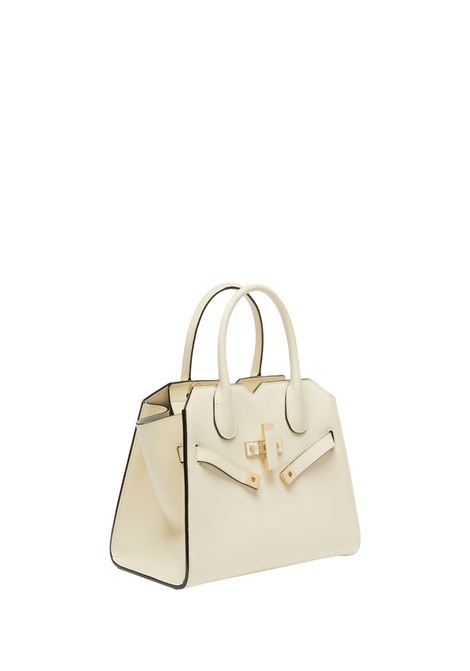 Borsa a Due Manici Milano Mini Bianco Pergamena VALEXTRA | WBMI0006010LOC99WW