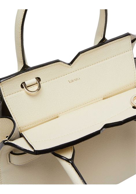 Borsa a Due Manici Milano Mini Bianco Pergamena VALEXTRA | WBMI0006010LOC99WW