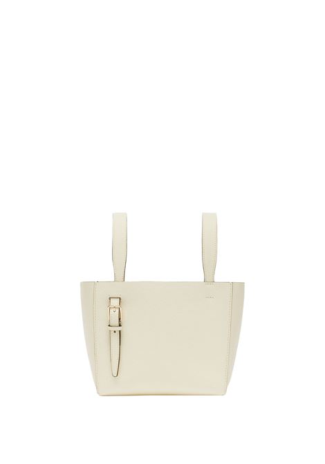 Borsa a Secchiello Soft Micro Bianco Pergamena VALEXTRA | WBSF0090028LOCTFWW