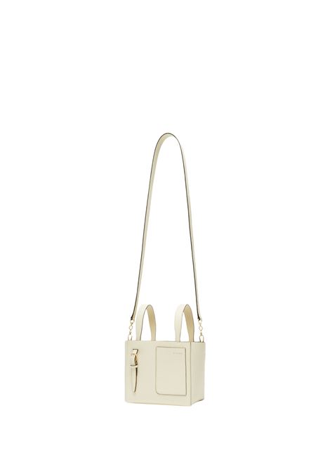Borsa a Secchiello Soft Micro Bianco Pergamena VALEXTRA | WBSF0090028LOCTFWW