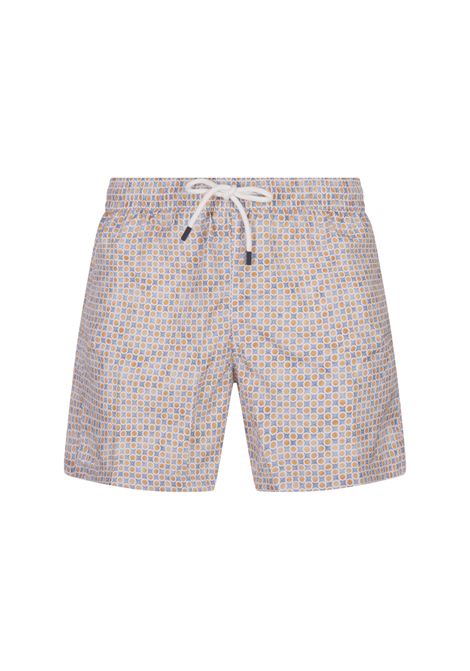 Swim Shorts Con Micro Pattern Di Pois e Fiori FEDELI | 00318-C099557