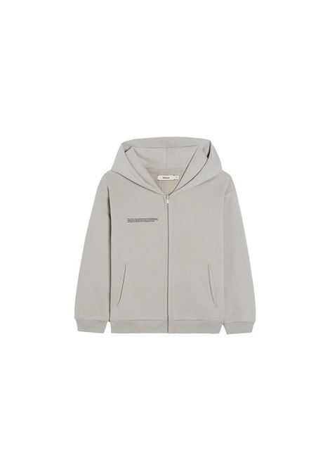 Grey 365 Zipped Hoodie PANGAIA KIDS | Sweatshirts | 100003179270