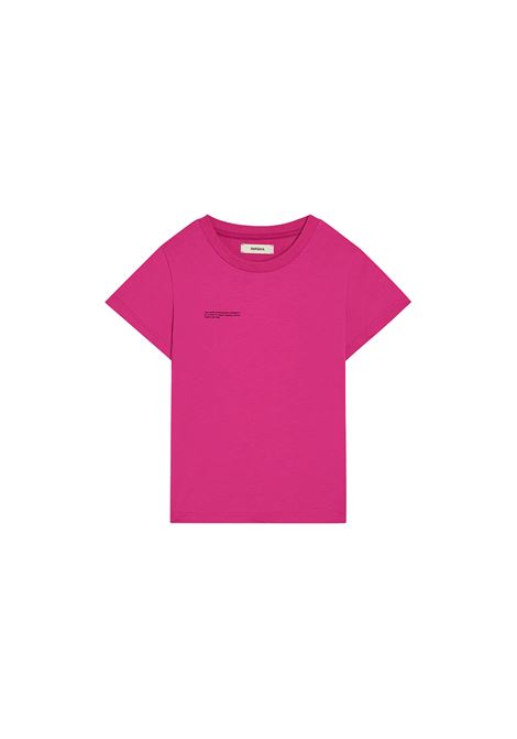 T-Shirt Core In Cotone Organico PPRMINT Fucsia PANGAIA KIDS | T-Shirts | 100004305669