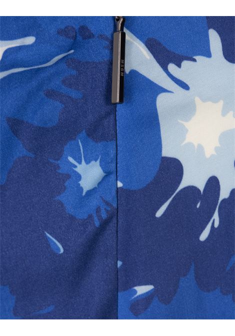 Gonna In Viscosa Stampata Blu Cobalto MSGM | 3842MDD11A-25735486