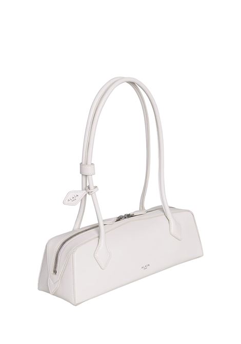 Borsa Le Teckel In Pelle Bianca ALAIA | AA1S06033CA212030