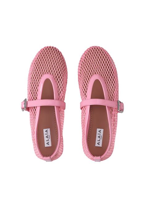 Candy Mesh Flat Ballerinas ALAIA | AA3A029TK007425