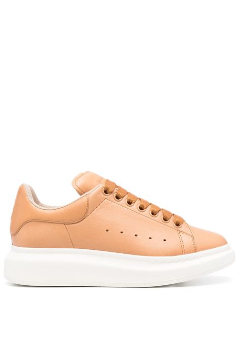Sneakers Oversize In Pelle Beige Con Teschio ALEXANDER MCQUEEN | Sneakers | 807880-WHABB1900