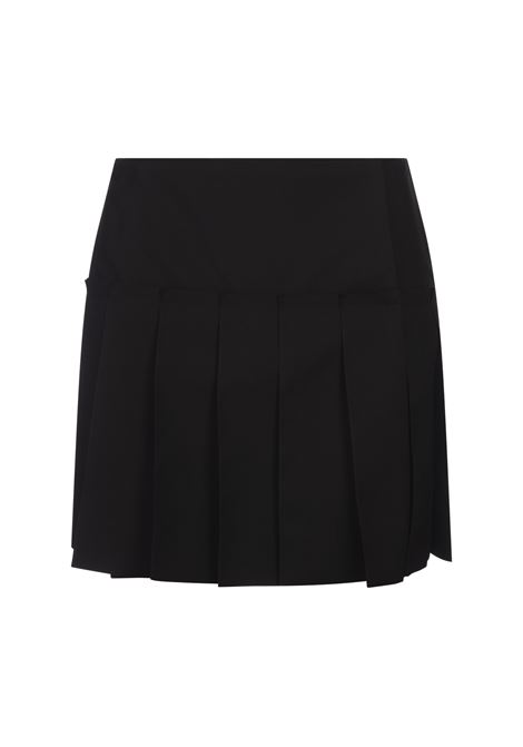 Kilt Style Pleated Mini Skirt in Black ALEXANDER MCQUEEN | Skirts | 829987-QJADK1000
