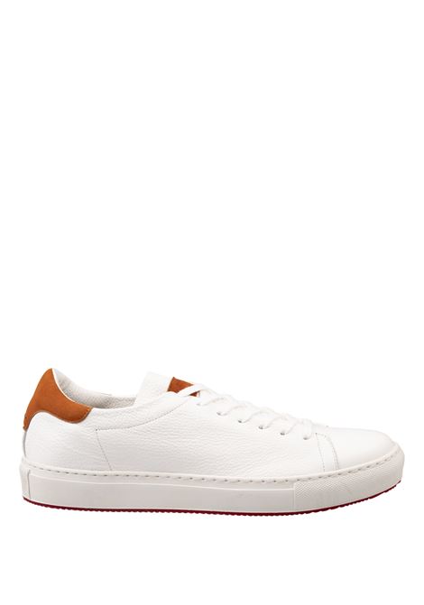 Sneakers In Pelle Bianca Con Spoiler Arancione ANDREA VENTURA | Sneakers | PF-GIANNUTRICERVO BIANCO 9000+CACH. URAGAN
