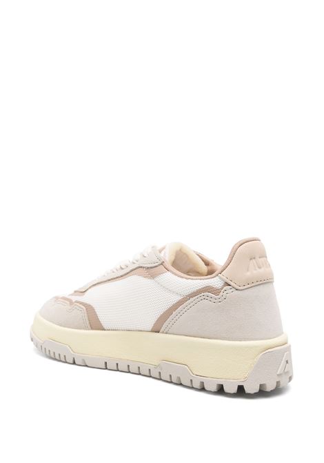 Sneakers Wildpace Low In Mesh e Suede Colore Whisper White e Sand AUTRY | LDLWAK03