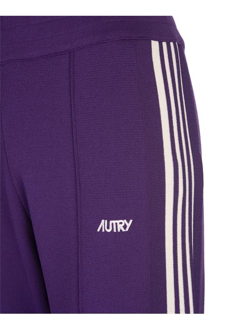 Joggers In Viscosa Stile Tennis Viola AUTRY | PAPWB8KV