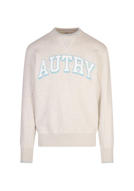 Felpa College Grigio Melange Chiaro AUTRY | SWPM75JL