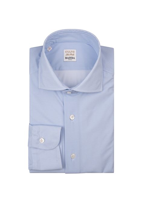 Camicia Culto Stretch Azzurra BARBA | CKU13P01470250001