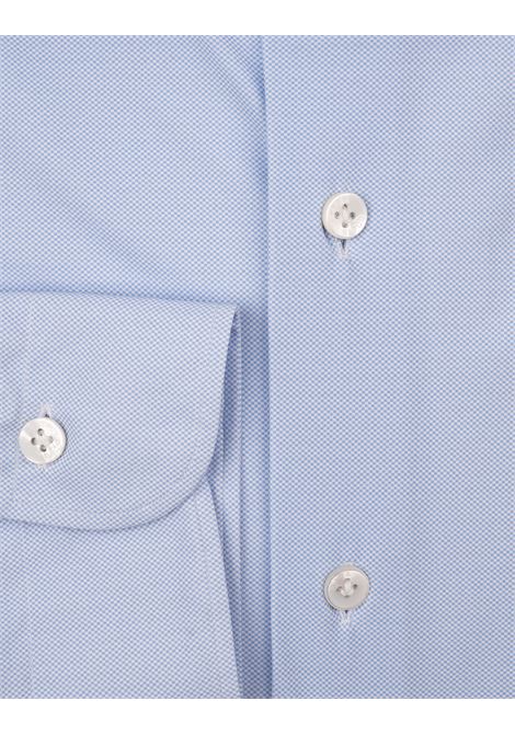 Camicia Culto Stretch Azzurra BARBA | CKU13P01470250001