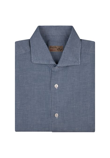 Camicia Dandy Life In Denim Blu Medio BARBA | K1U13P01472520001