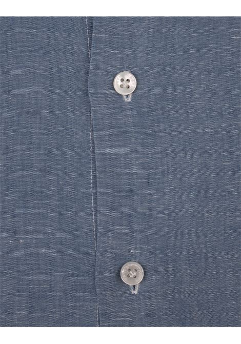 Camicia Dandy Life In Denim Blu Medio BARBA | K1U13P01472520001