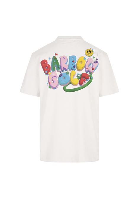 White T-Shirt With Barrow Golf Print BARROW | S5BWUATH149002