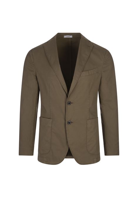 K-Jacket In Cotone Marrone Tinto in Capo