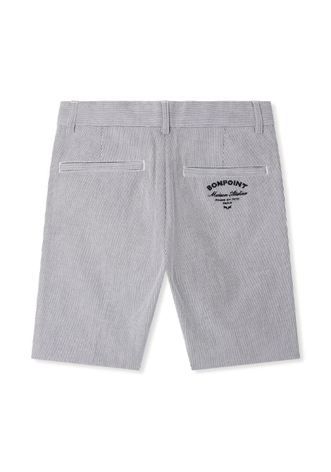 Shorts Ricamati Calvin con Sottili Righe Nere BONPOINT | S05BBEW00015299A