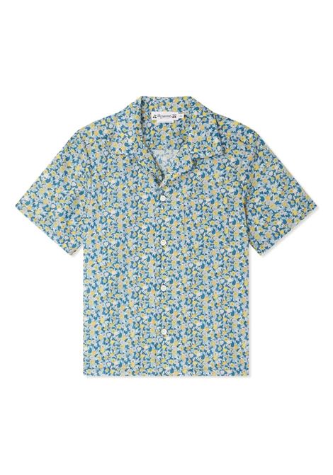 Camicia Steve In Tessuto Liberty Con Limoni Gialli BONPOINT | S05BSHW00016533D