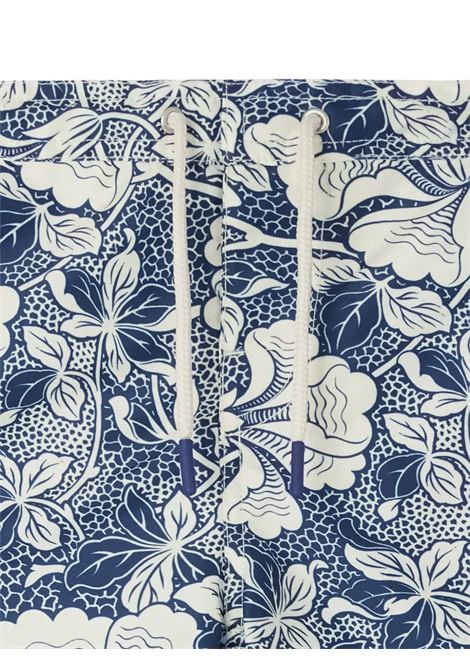 Costume da Bagno Ariel Blu Con Motivo Floreale BONPOINT | S05BSSW00001515