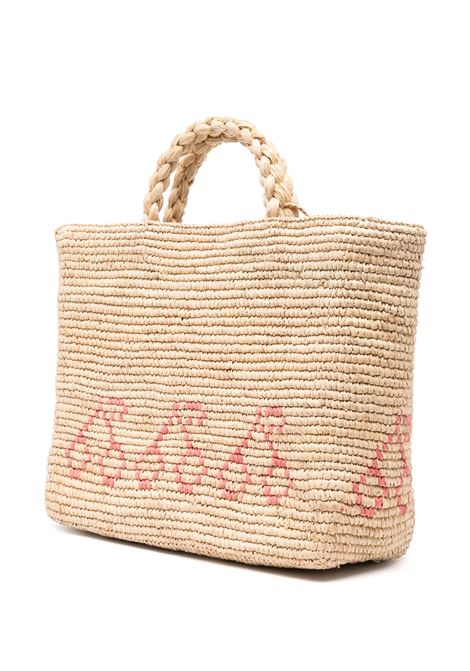 Borsa Tote Fama in Rafia con Ciliegie Rosse BONPOINT | S05GBAW00001006