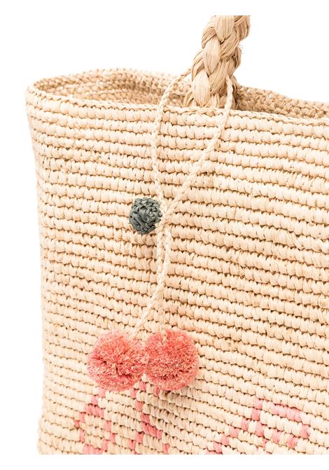 Borsa Tote Fama in Rafia con Ciliegie Rosse BONPOINT | S05GBAW00001006