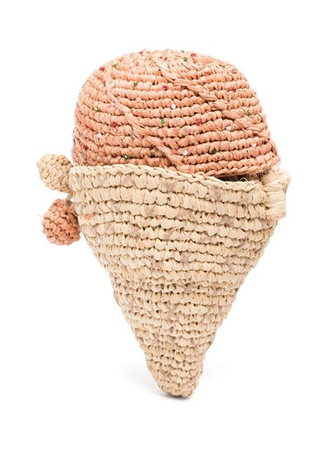 Borsa in Rafia Elida Con Stampa di Gelato BONPOINT | S05GBAW00004025