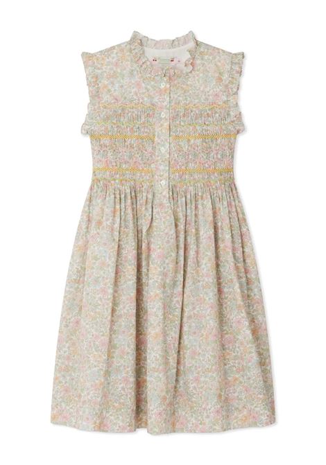 Abito Smockato e Ricamato Fabiola Realizzato con Tessuti Liberty BONPOINT | S05GDRW00039523B