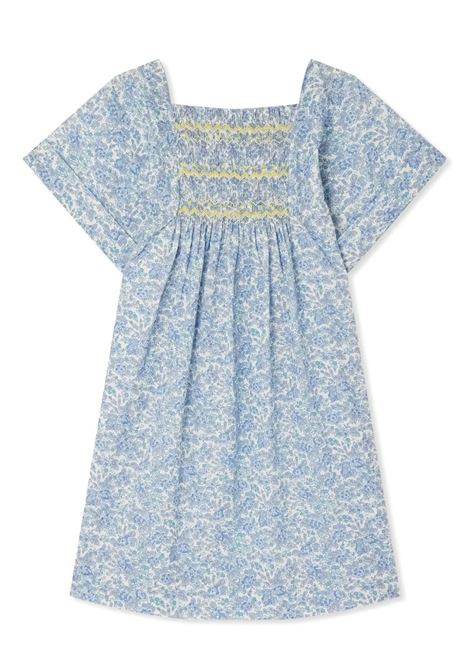 Abito Smock Paysanne In Tessuto Liberty Azzurro BONPOINT | S05GDRW00050510A