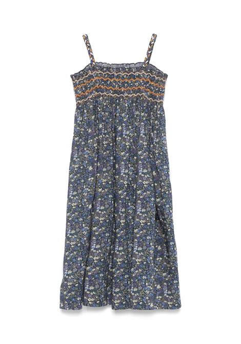 Abito Smock Efrances In Tessuto Liberty Blu BONPOINT | S05GDRW00059577