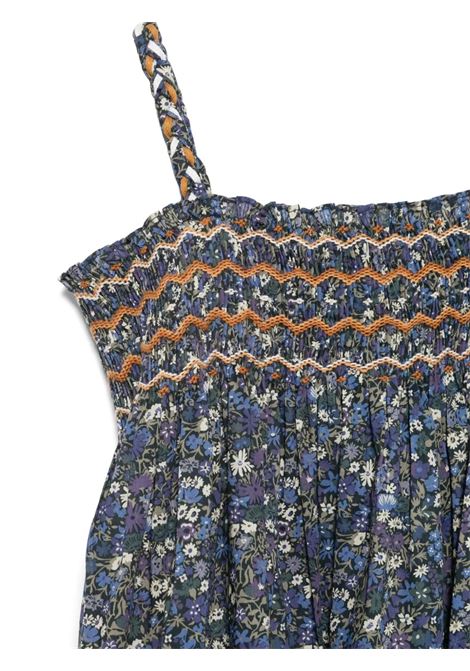 Abito Smock Efrances In Tessuto Liberty Blu BONPOINT | S05GDRW00059577