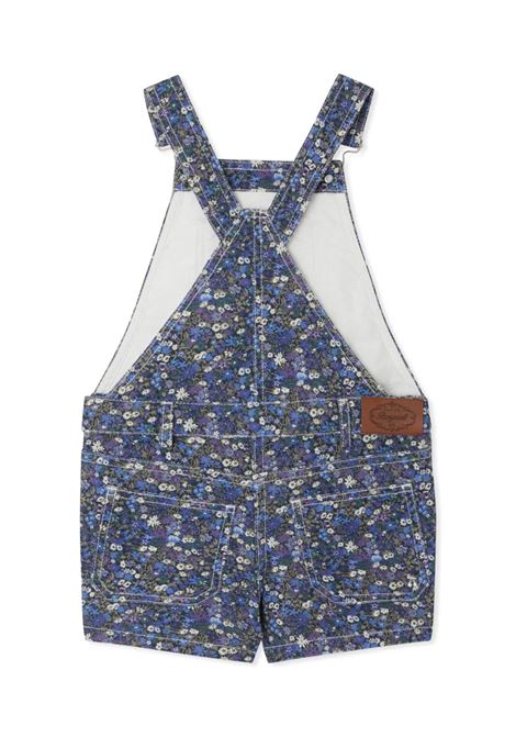 Salopette Corta Saga con Stampa Liberty BONPOINT | S05GOVW00001577B
