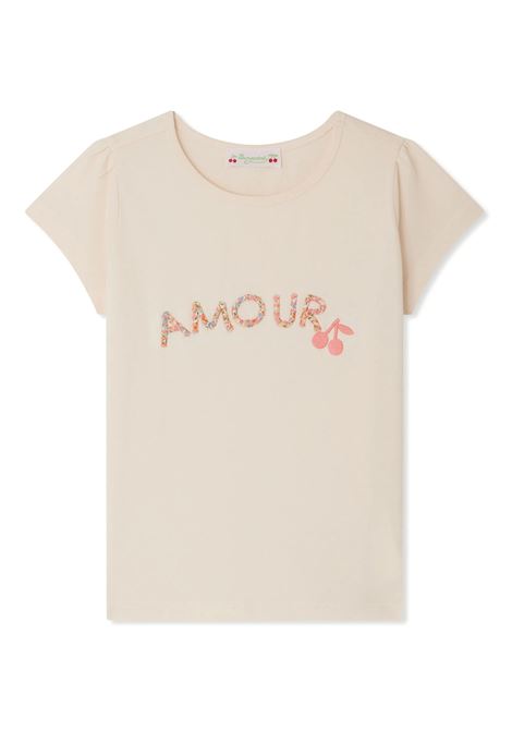 T-Shirt Capricia con Stampa Amour Rosa BONPOINT | S05GTSK00009125A