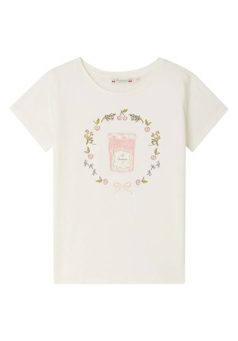 T-shirt Alcala Bianca Con Stampa Marmellata BONPOINT | S05GTSK00024104A