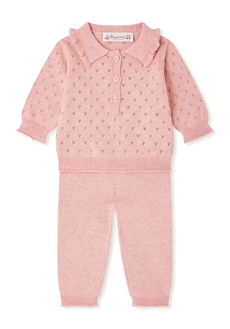 Set Eliette Rosa Con Colletto In Punto Fantasia BONPOINT | S05NSEK00106023