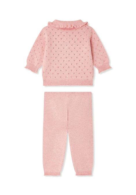 Set Eliette Rosa Con Colletto In Punto Fantasia BONPOINT | S05NSEK00106023