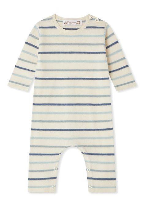 Tutina Carl Bianca a Righe Blu BONPOINT | S05OSEK00103216