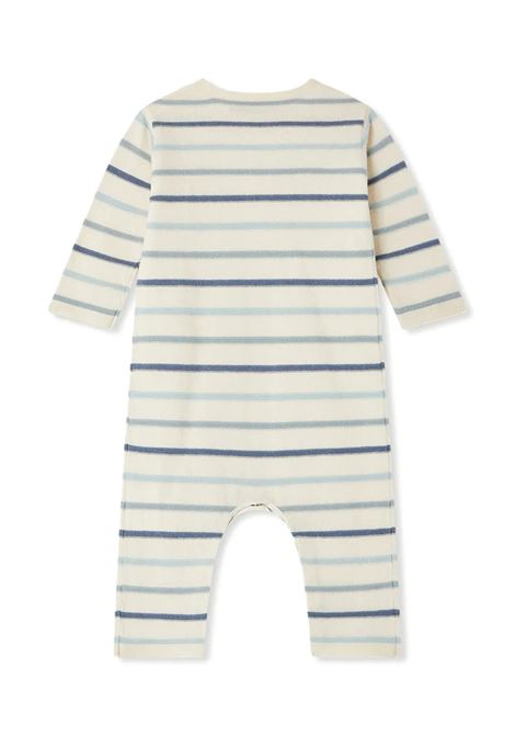 Tutina Carl Bianca a Righe Blu BONPOINT | S05OSEK00103216