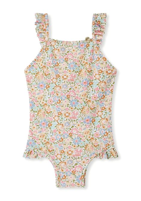 Costume Intero Arricciato Cecilia In Tessuto Liberty BONPOINT | S05XSSW00002525B