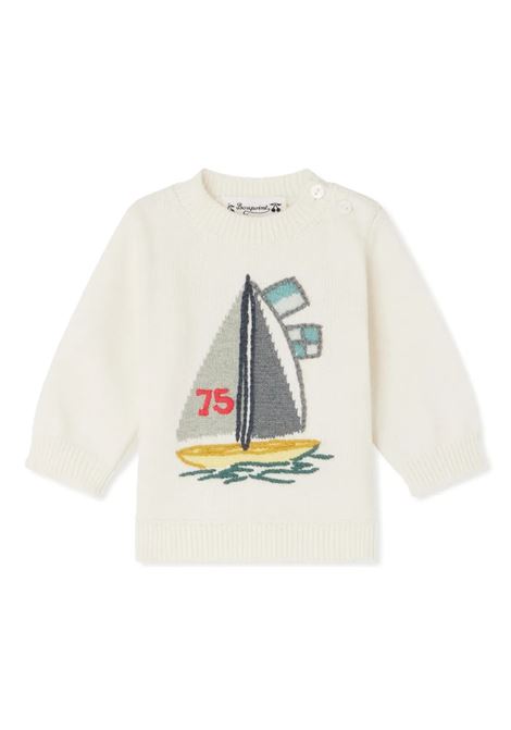 Maglione Almire Bianco Con Ricamo Regatta BONPOINT | S05YJUK00005402