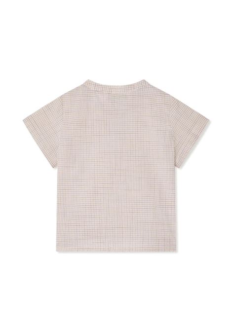 Camicia Cesari In Popeline Check Ecrù BONPOINT | S05YSHW00005309B